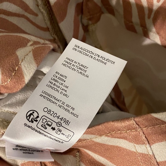 Free people We The Free Tan and White Bootcut Pants - Picture 8 of 12